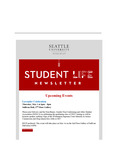 Student Life E-Newsletter April 28, 2025 by Seattle University School of Law Student Life