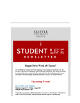 Student Life E-Newsletter August 26, 2025 by Seattle University School of Law Student Life
