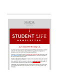 Student Life E-Newsletter September 8, 2025 by Seattle University School of Law Student Life