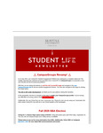 Student Life E-Newsletter September 22, 2025 by Seattle University School of Law Student Life