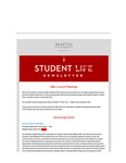 Student Life E-Newsletter September 29, 2025 by Seattle University School of Law Student Life