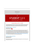 Student Life E-Newsletter January 26, 2026