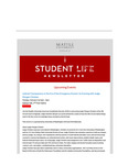 Student Life E-Newsletter February 2, 2026