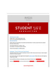 Student Life E-Newsletter March 9, 2026