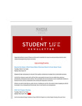 Student Life E-Newsletter March 23, 2026