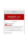 Student Life E-Newsletter March 30, 2026