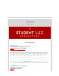 Student Life E-Newsletter April 6, 2026