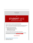 Student Life E-Newsletter April 13, 2026